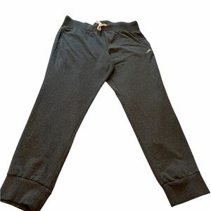 O'Neill Dark Gray Men’s Joggers-2 front pockets-Bottom Cuffs-Drawstring-Size XL
